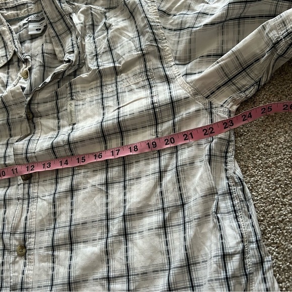 Columbia men’s plaid shirt sleeved button front shirt L - Picture 5 of 8
